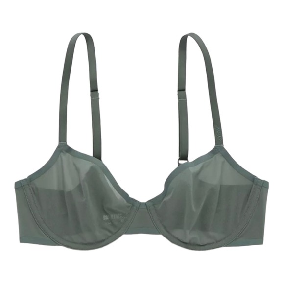Aerie‎ Smoothez Full Coverage Bra Green 34B New - Picture 1 of 7